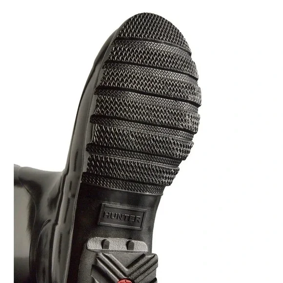 Hunter Women's Original Short Gloss Rain Boots Size 7 US Black - Picture 4 of 5